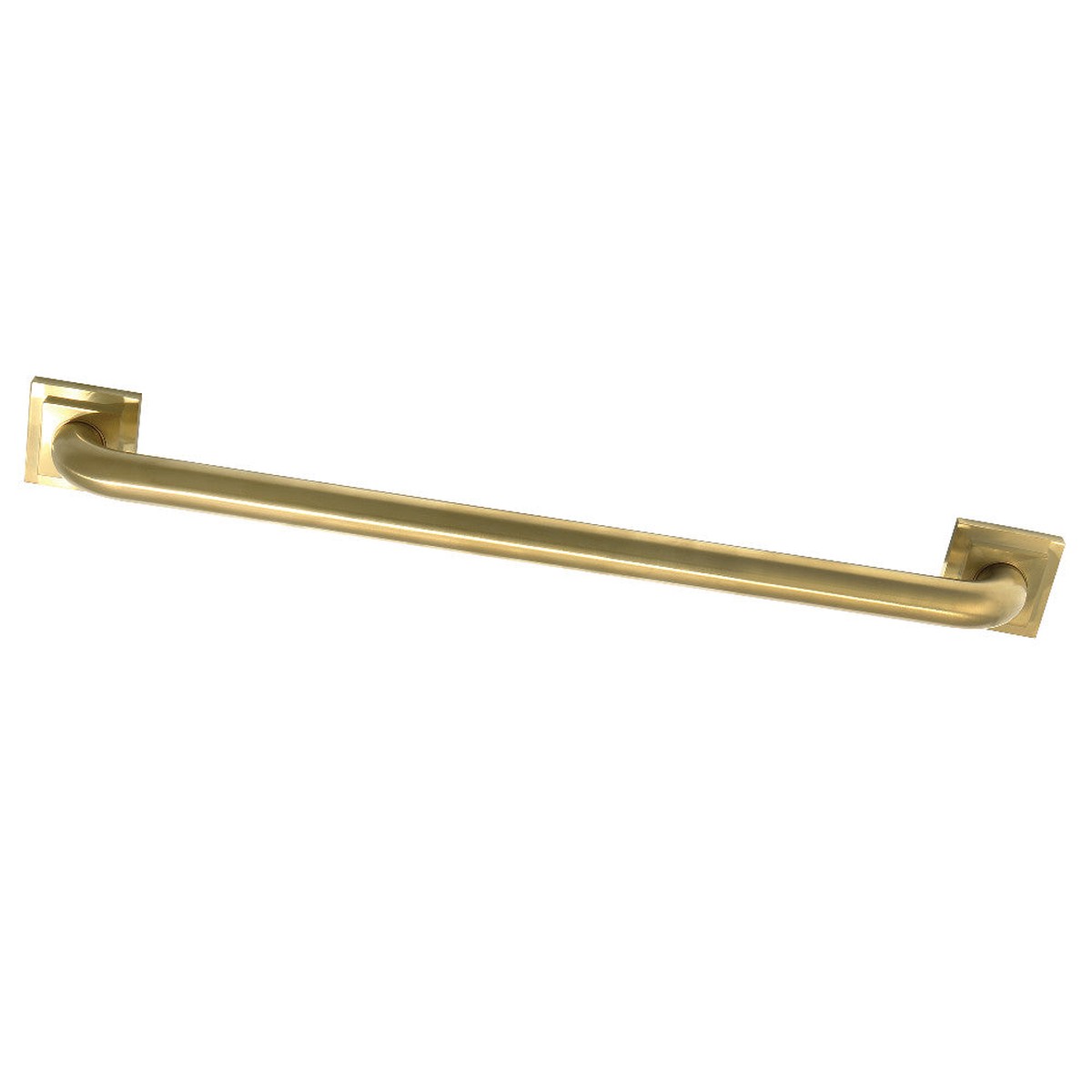 Claremont 24 Brass Decorative Grab Bar in Brushed Brass