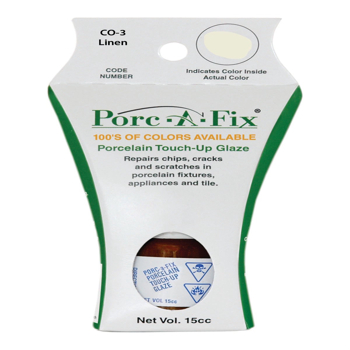 CO-3 Porc-A-Fix Touch Up Repair Glaze - Corstone Linen