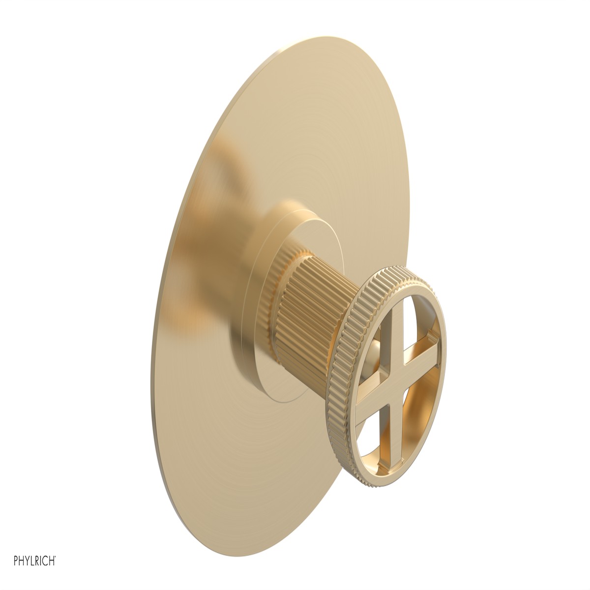DUSTRIE - Pressure Balance Shower Plate Handle Trim - Grooved 4-626