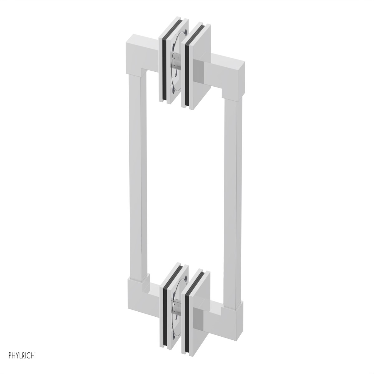 JOLIE - 8 Double Sided Shower Pull with Black Accents 222S-93-08