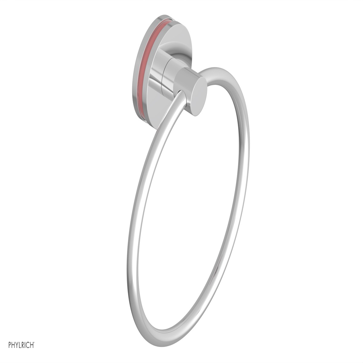 JOLIE - Towel Ring with Pink Accents 222-75