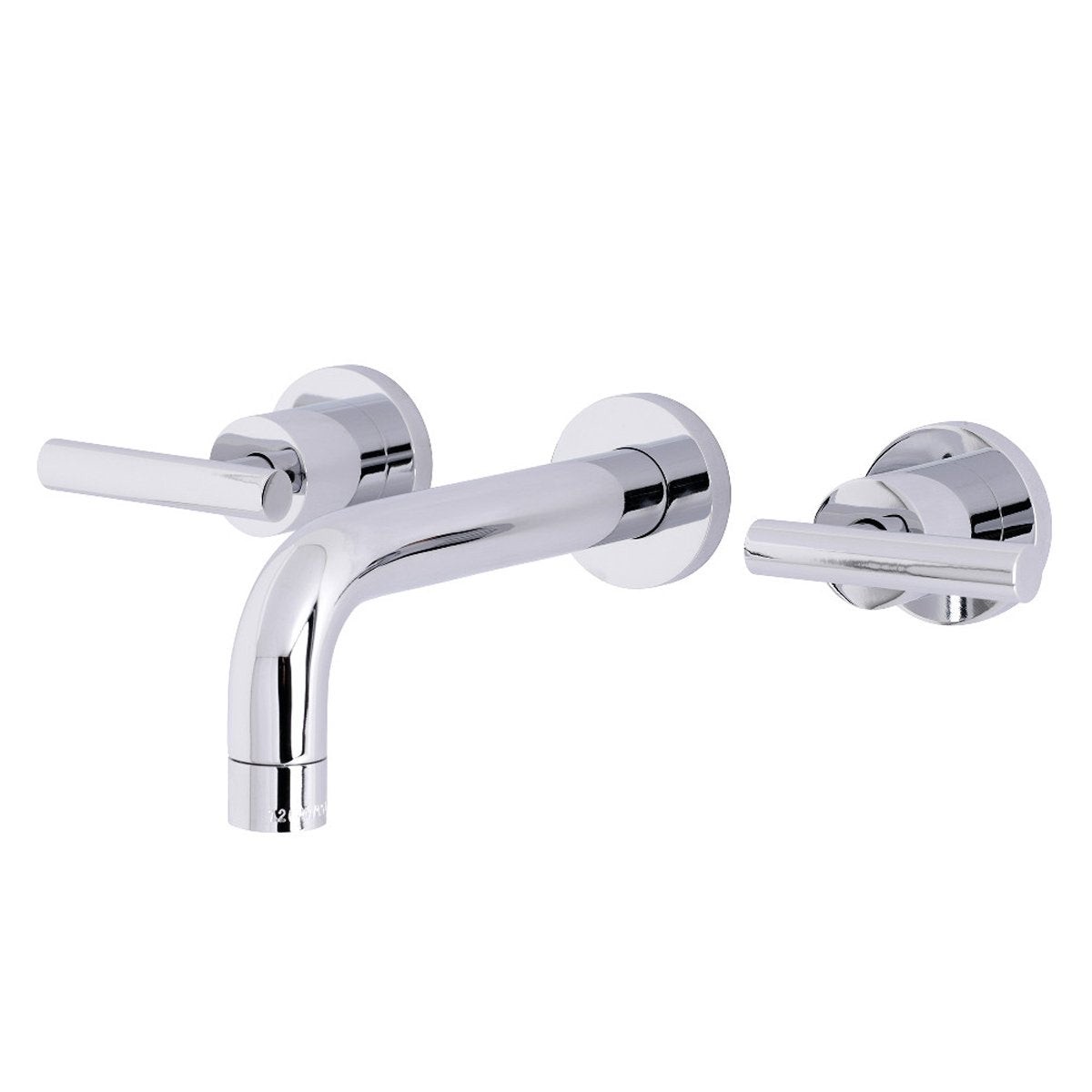 Kingston Brass Manhattan 2-Handle 8-Inch Wall Mount Bathroom Faucet