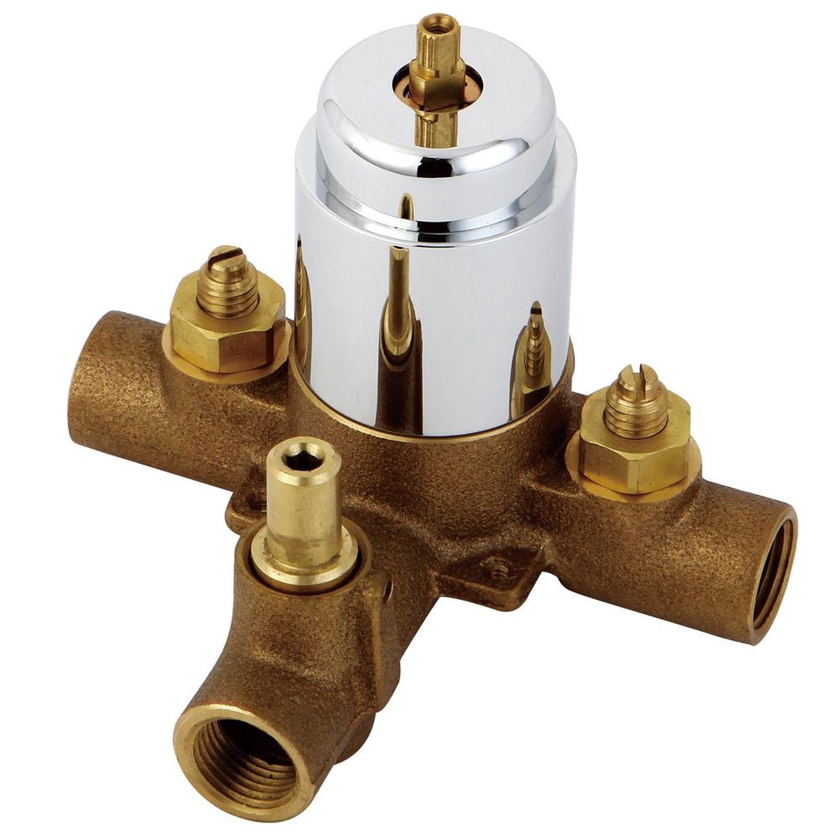Kingston Brass Restoration Shower Valve in Polished Chrome