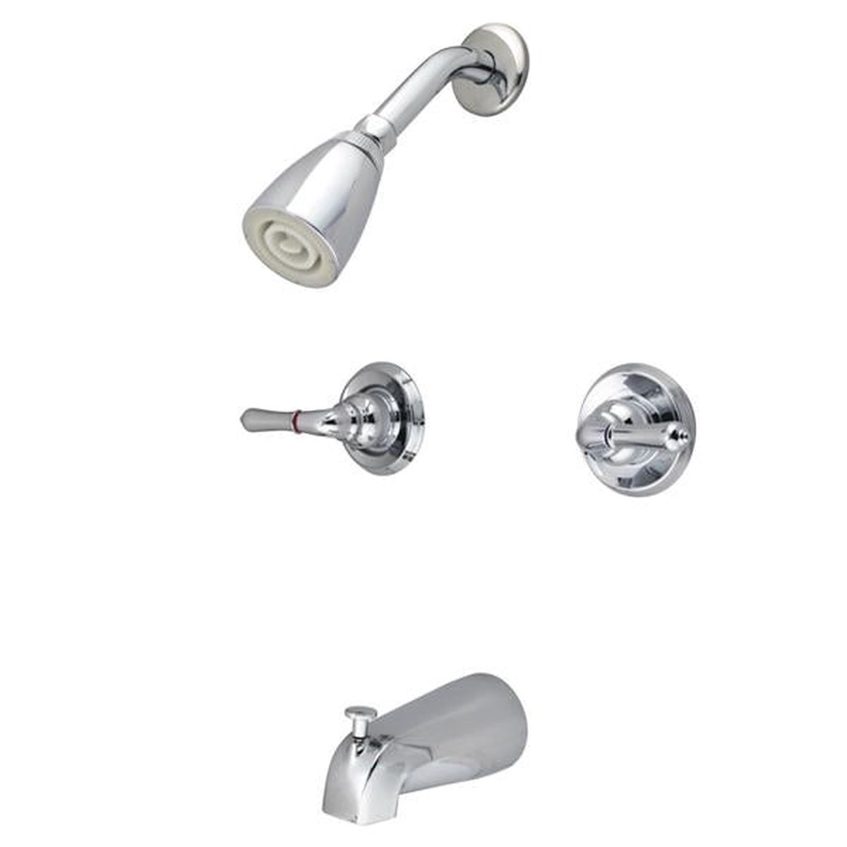 Kingston Brass Water Saving Magellan 2-Handle Tub and Shower Faucet with Water Savings Showerhead