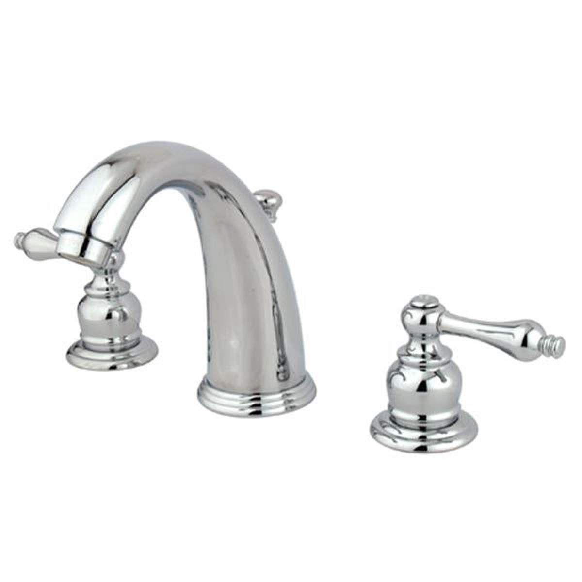 Kingston Brass Water Saving Victorian Widespread Brass Lavatory Faucet