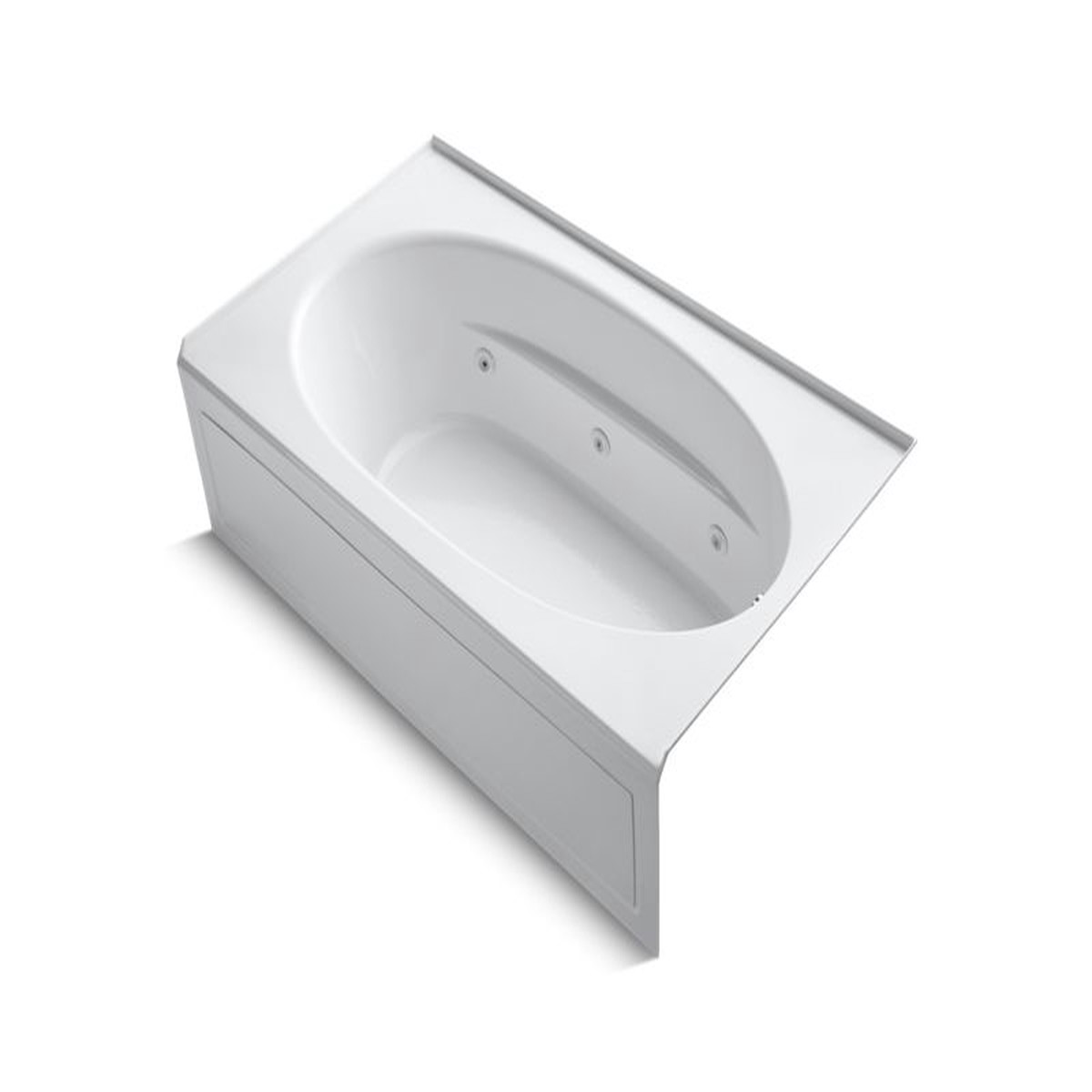 KOHLER K-1114-RA Windward 72 x 42 alcove whirlpool with integral apron and right-hand drain