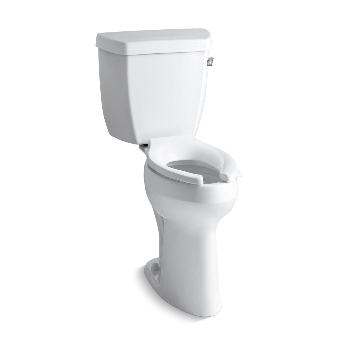 KOHLER K-3519-TR Highline Classic Two-piece Elongated Toilet 10 GPF Tank Locks with Right-Hand Trip Lever