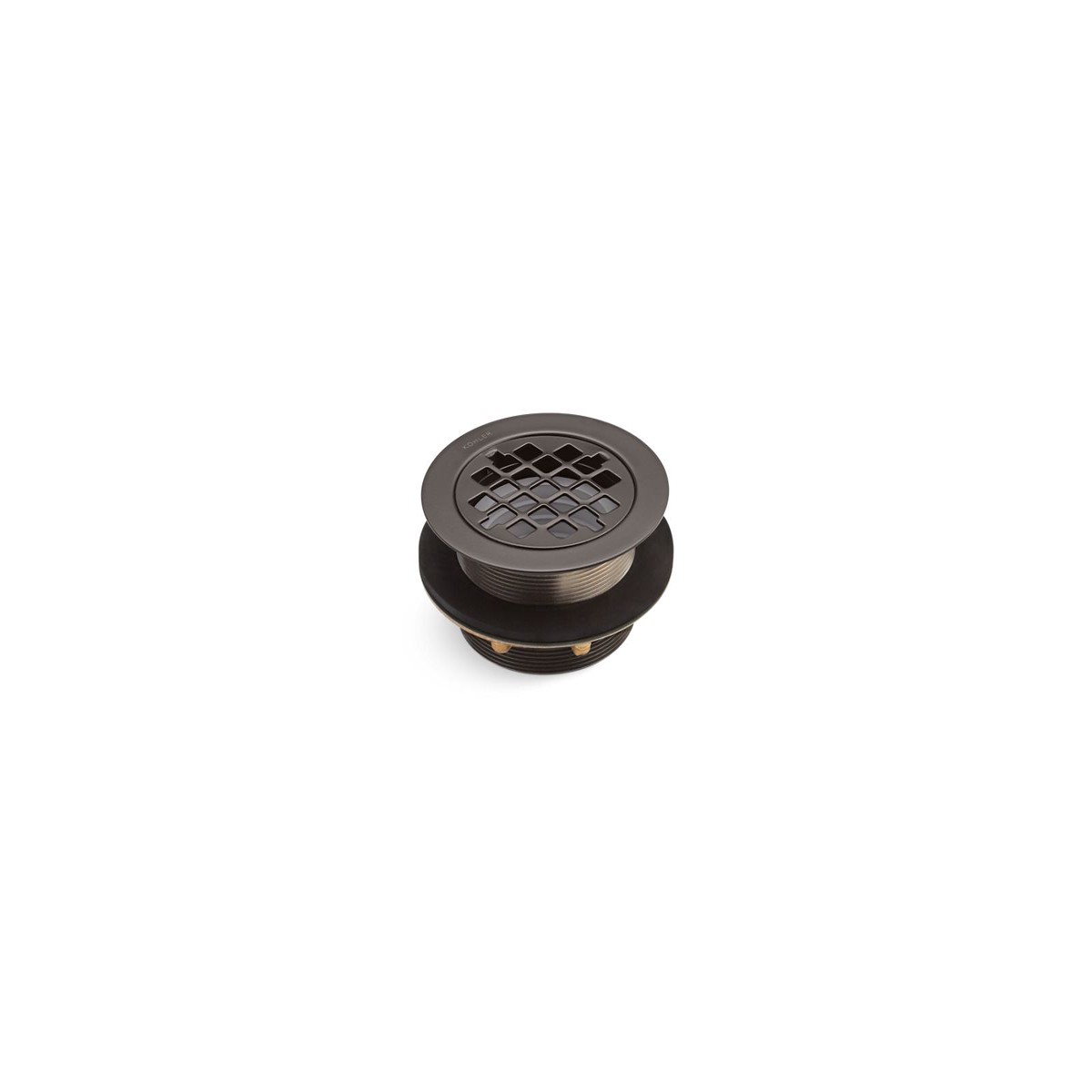 KOHLER K-9132 Round shower drain for use with plastic pipe gasket included