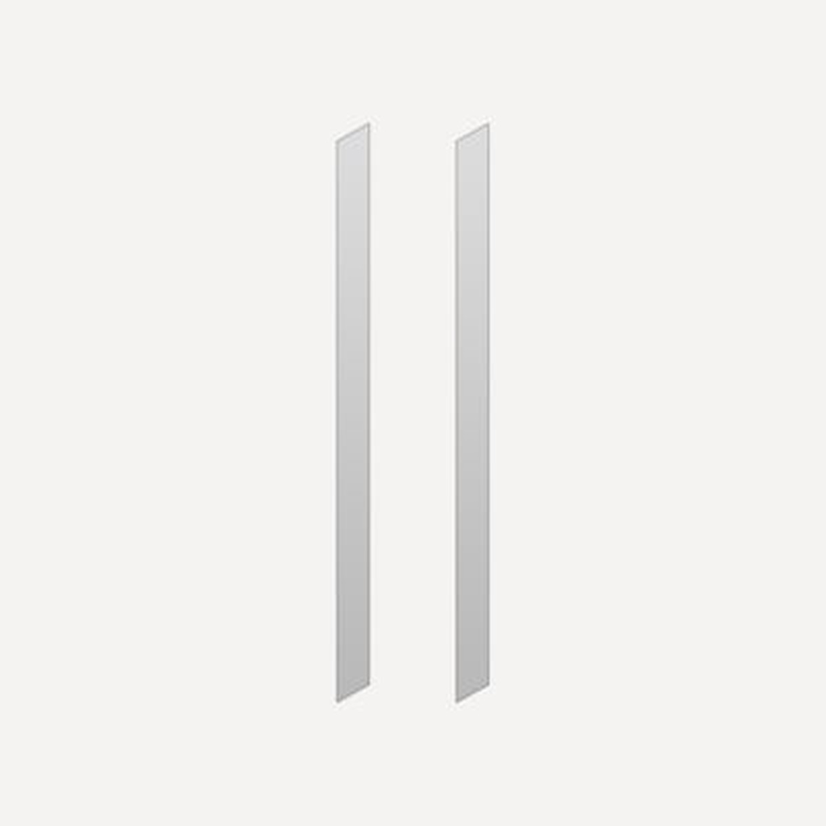 Robern P2SMKIT30D6SRP Cabinet Side Kits 6 x 30 x 225 Semi-Recessed for M Series Reserve Cabinets
