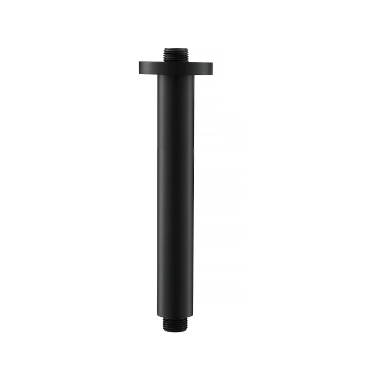 Serie 100 Round Shower Arm - Ceiling Mount - 8 BrassMatt Black