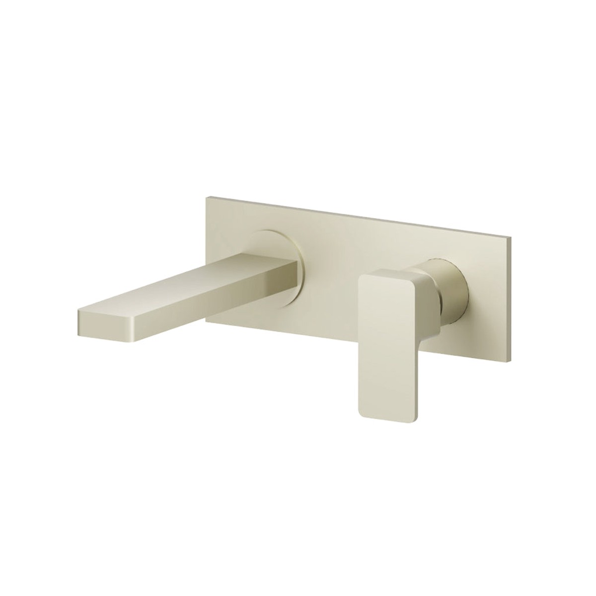 Serie 196 Complete Bathroom Faucet - Single Hole-Wall Mount - 9 BrassPolished Nickel