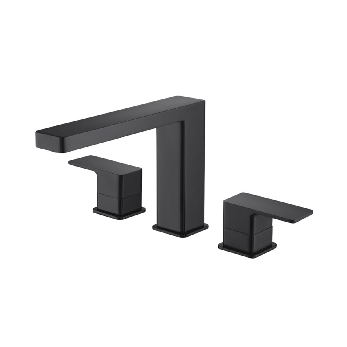 Serie 196 Complete Tub Faucet - Widespread - 12 BrassMatt Black