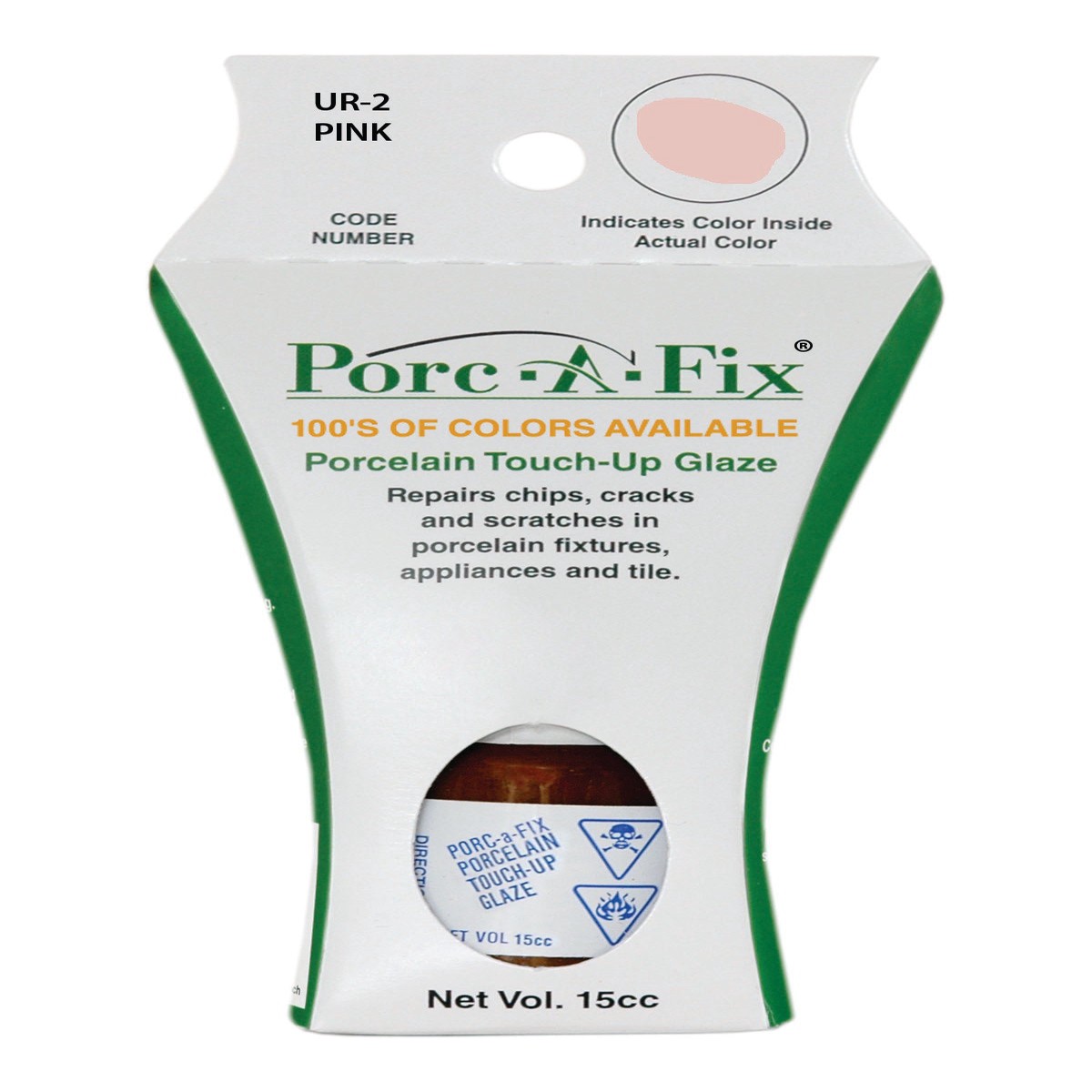 UR-2 Porc-A-Fix Touch Up Repair Glaze - Universal-Rundle Pink