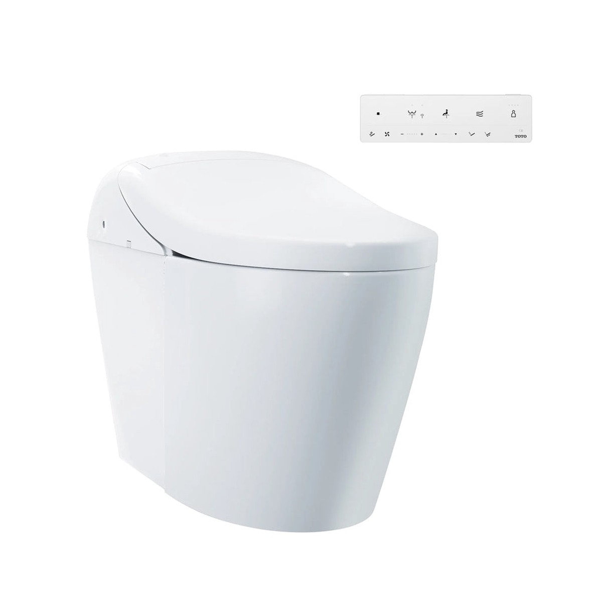 Washlet G5A Dual Flush Integrated Smart Toilets - Floor Mount - 16 Vitreous ChinaCotton