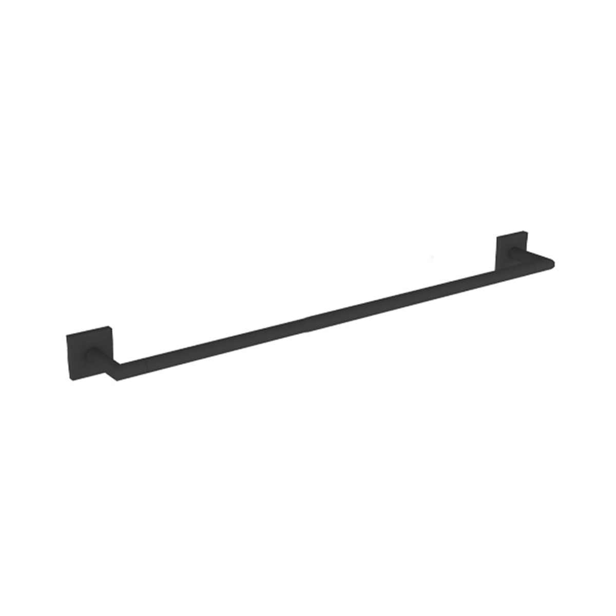 Atlanta Single Towel Bar - Wall Mount - 24 ZincMatt Black