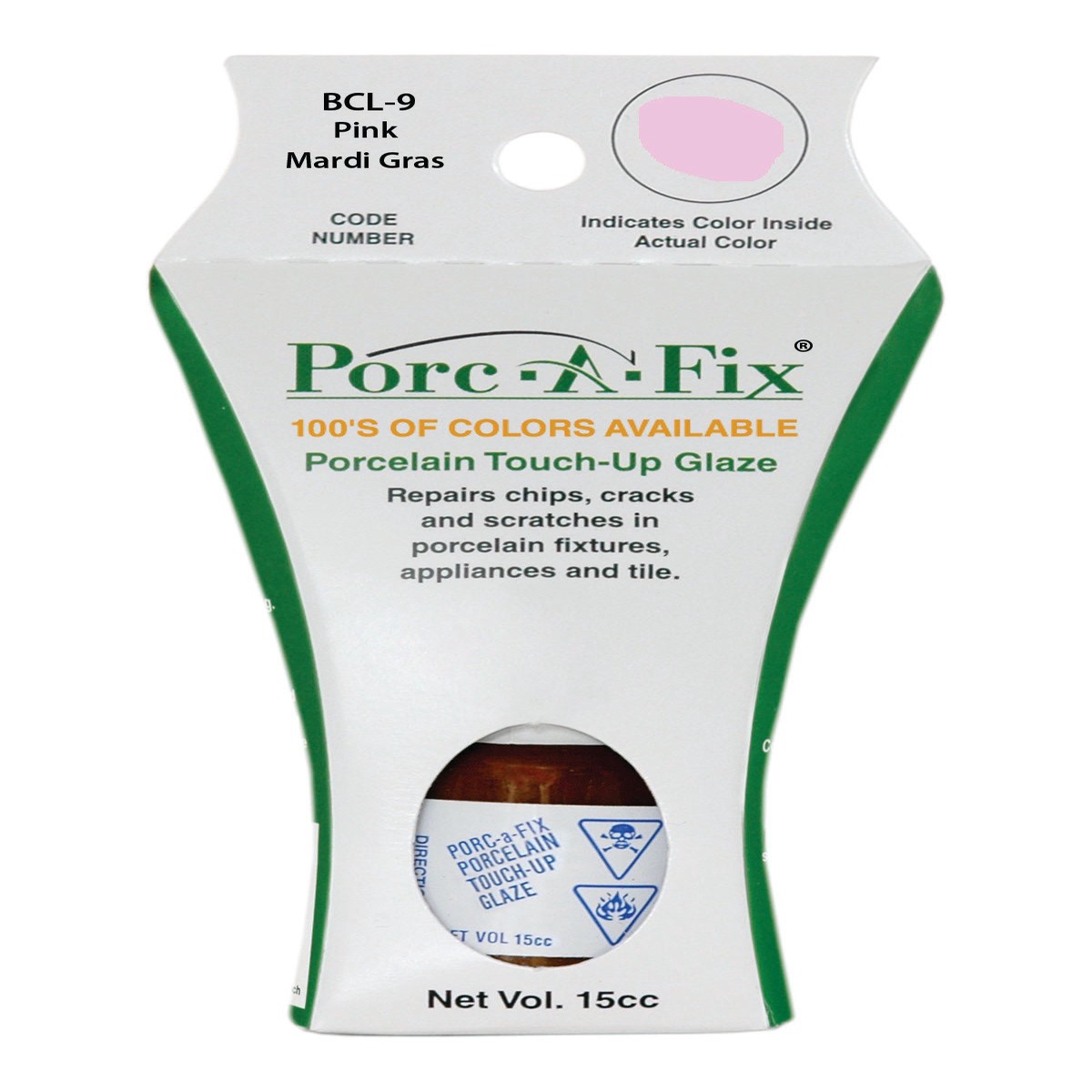 BCL-9 Porc-A-Fix Touch Up Repair Glaze - Barclay Pink Mardi Gras