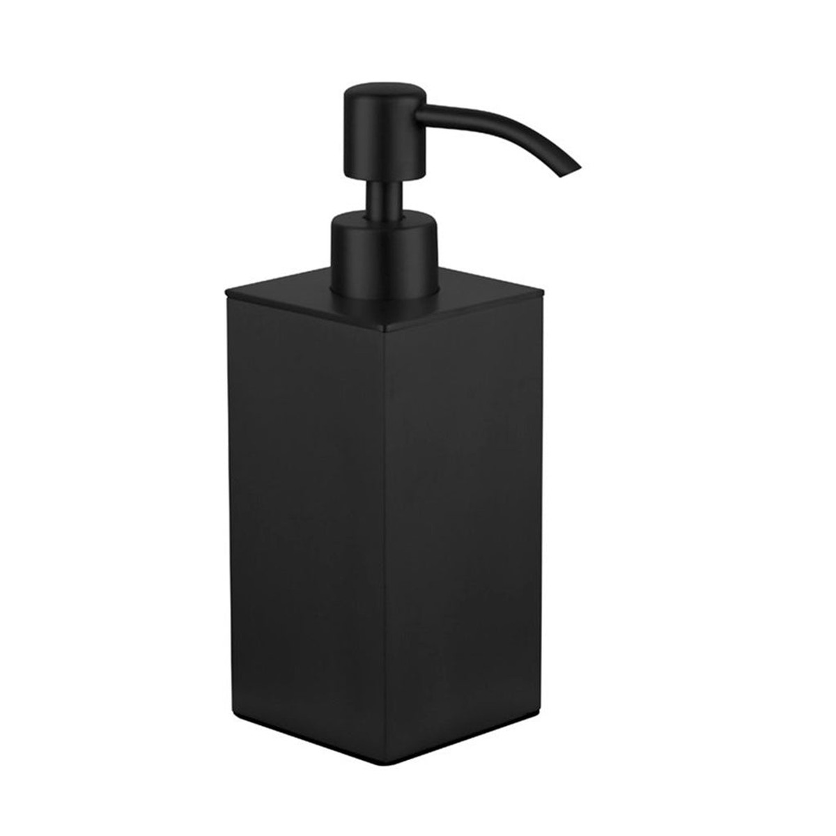 Cubic Soap Dispenser - Free Standing - 7 BrassMatt Black