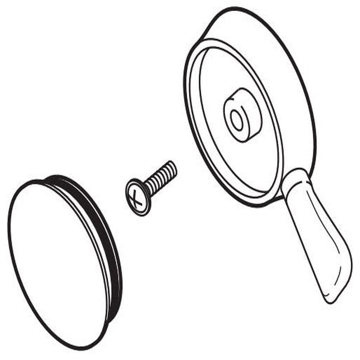 Delta Lahara RP51309SS Temperature Knob Cover - 17T Series