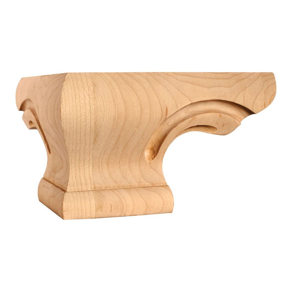 Hardware Resources Cherry Rounded Corner Pedestal Foot