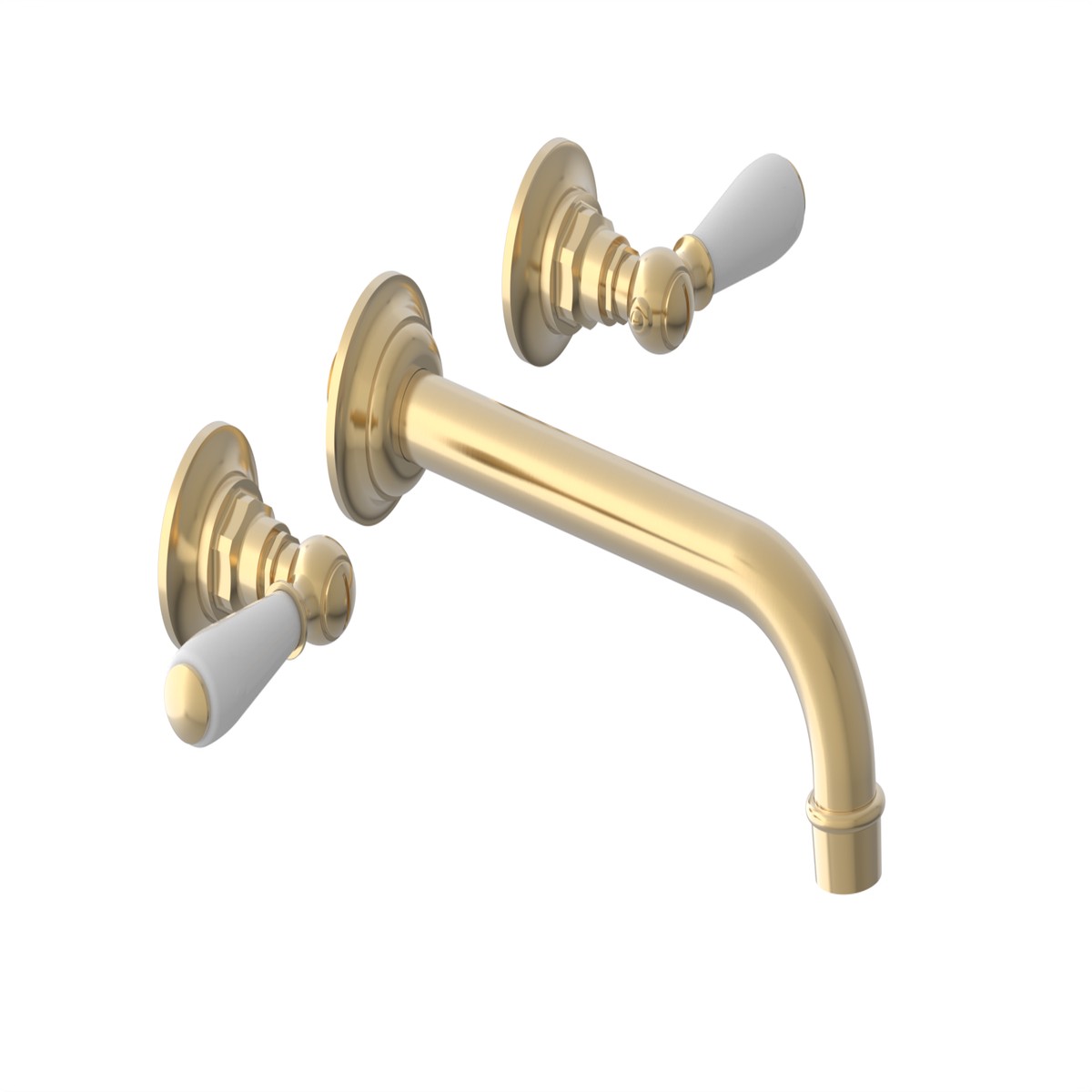 JAMESTOWN Wall Lavatory Set - Lever Handle 165-12