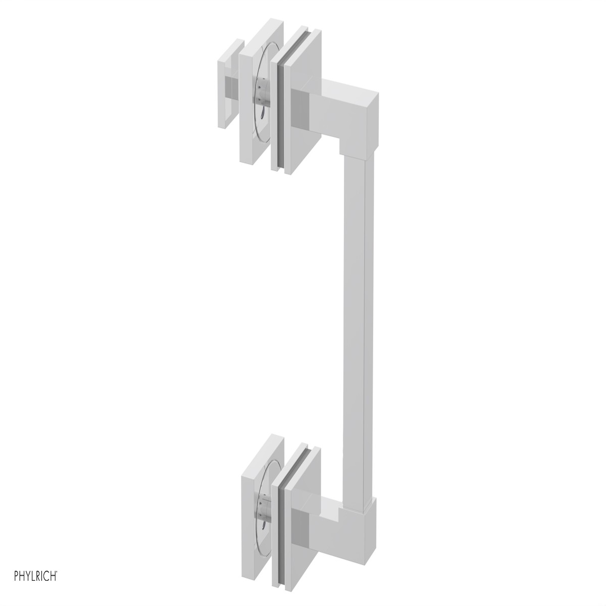JOLIE - 8 Single Sided Shower Pull with Grey Accents 222S-92-08