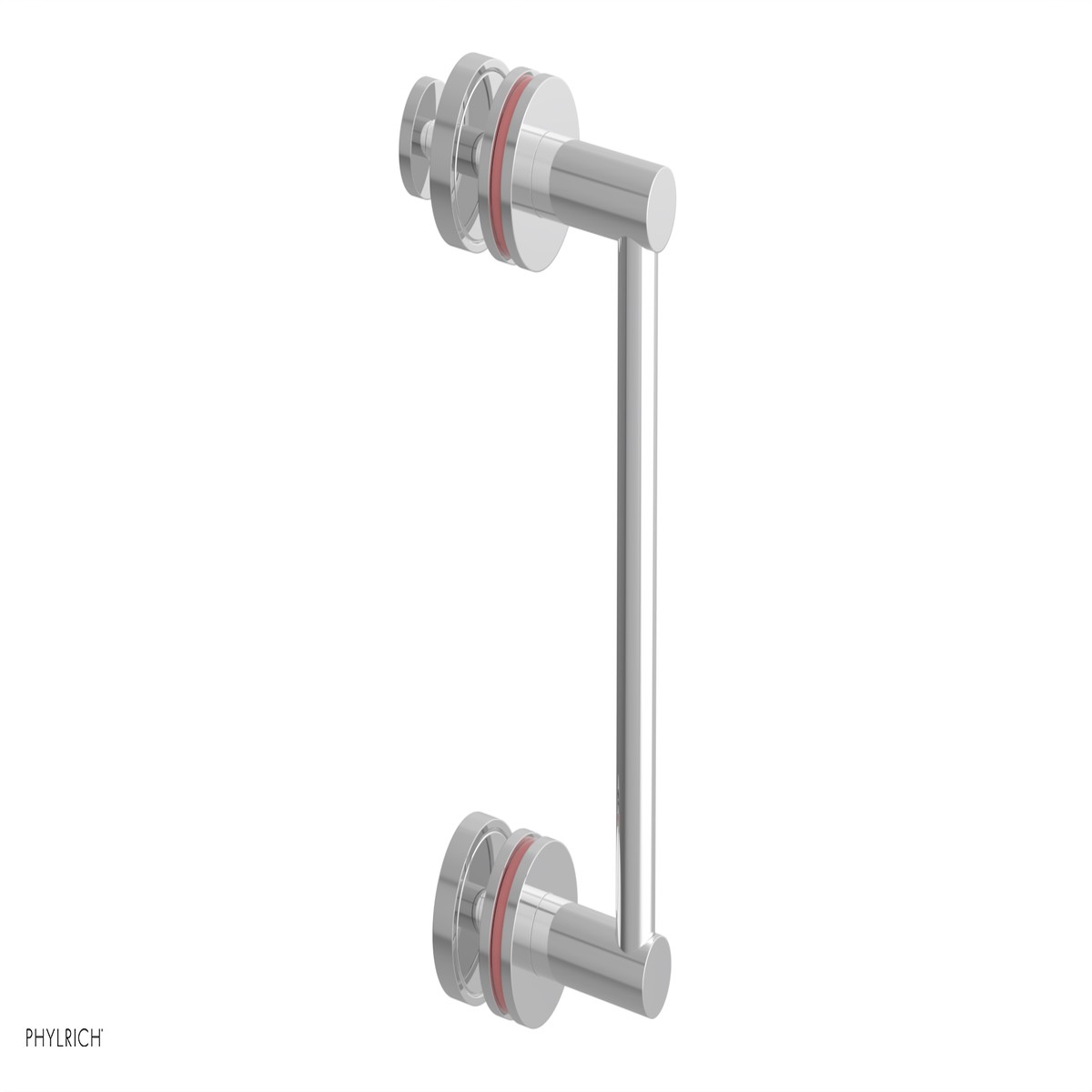 JOLIE - 8 Single Sided Shower Pull with Pink Accents 222-92-08