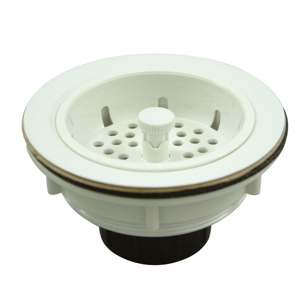 Kingston Brass Gourmetier BSP1011 Kitchen Sink Strainer in White