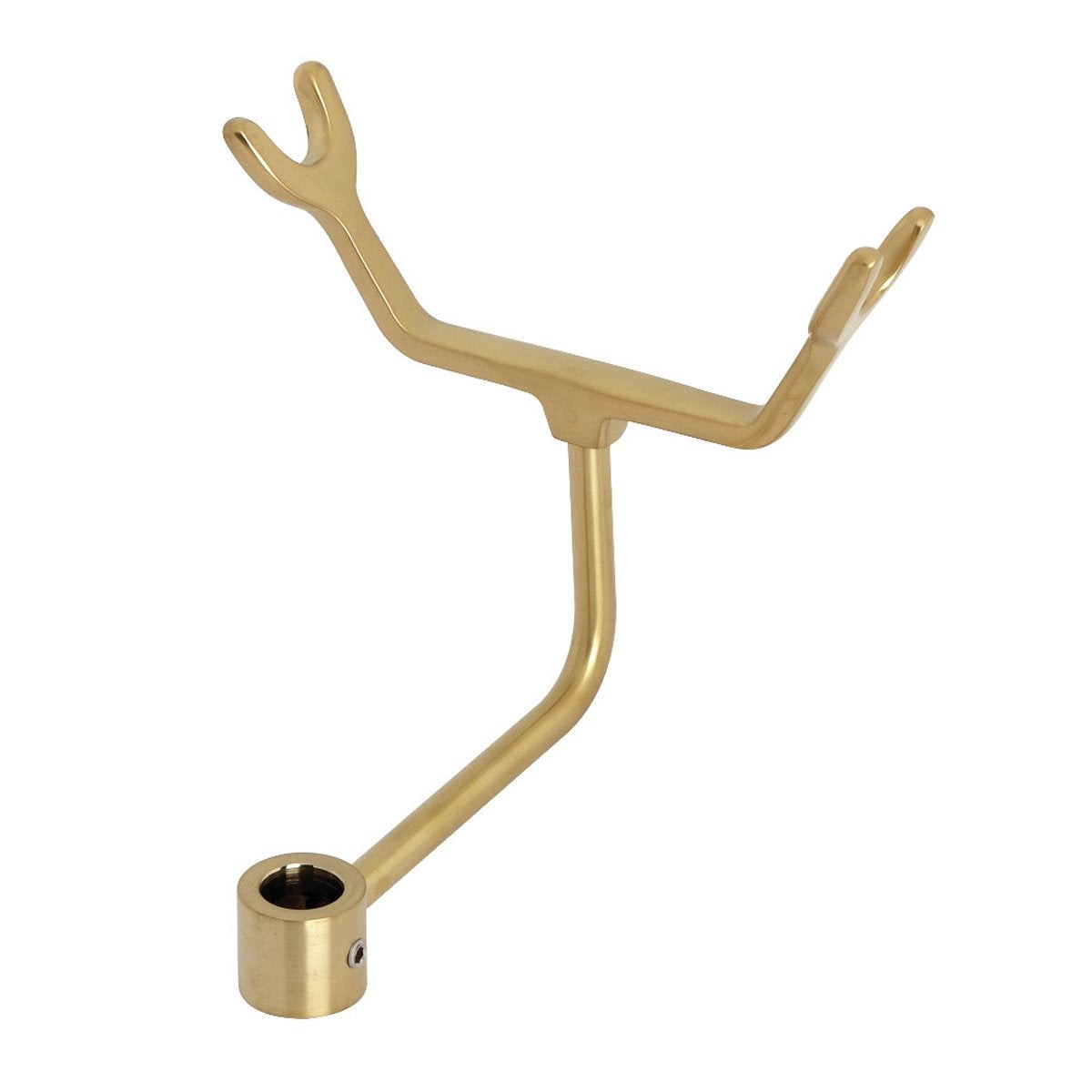 Kingston Brass Vintage Shower Pole Holder in Brushed Brass