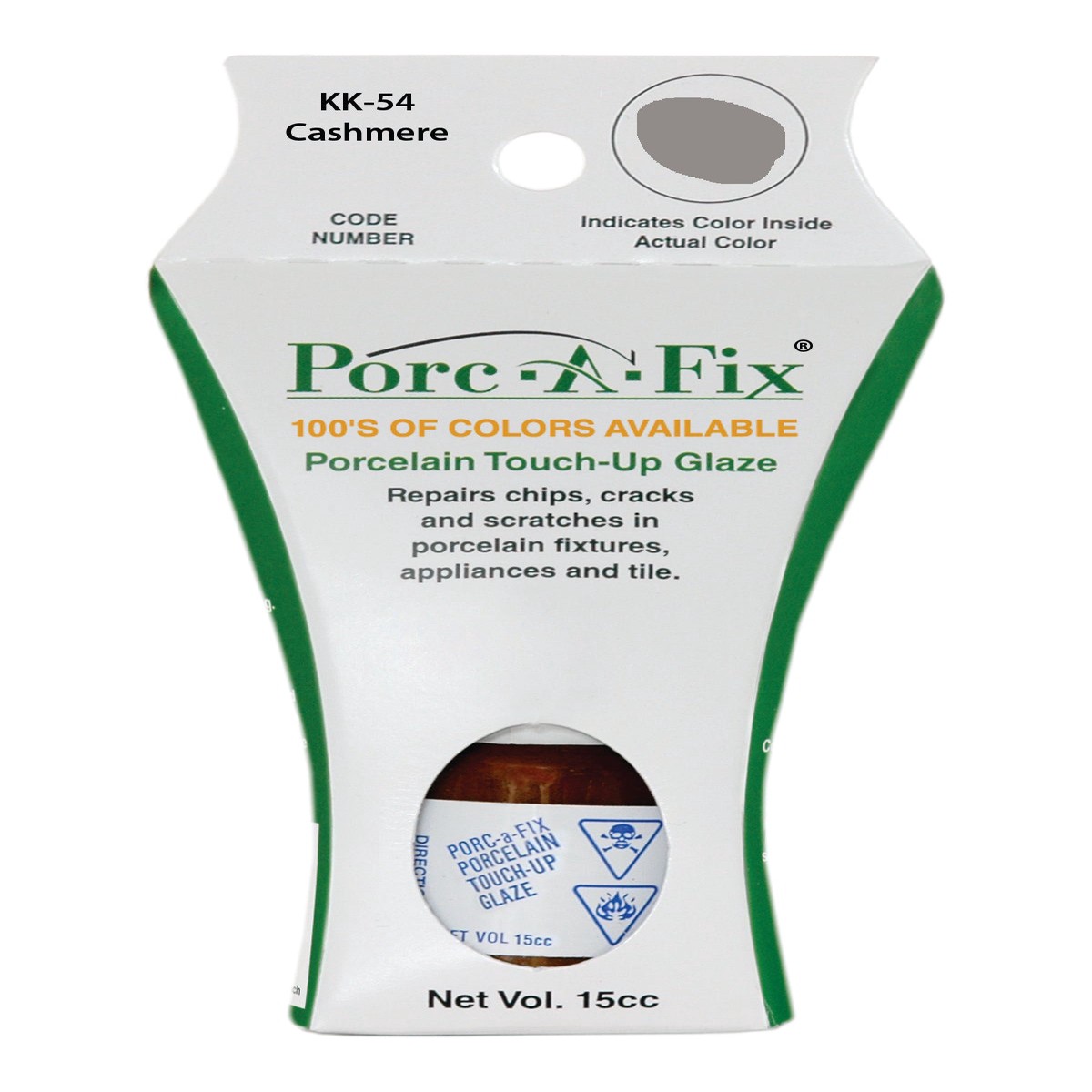 KK-54 Porc-A-Fix Touch Up Repair Glaze - Kohler Cashmere