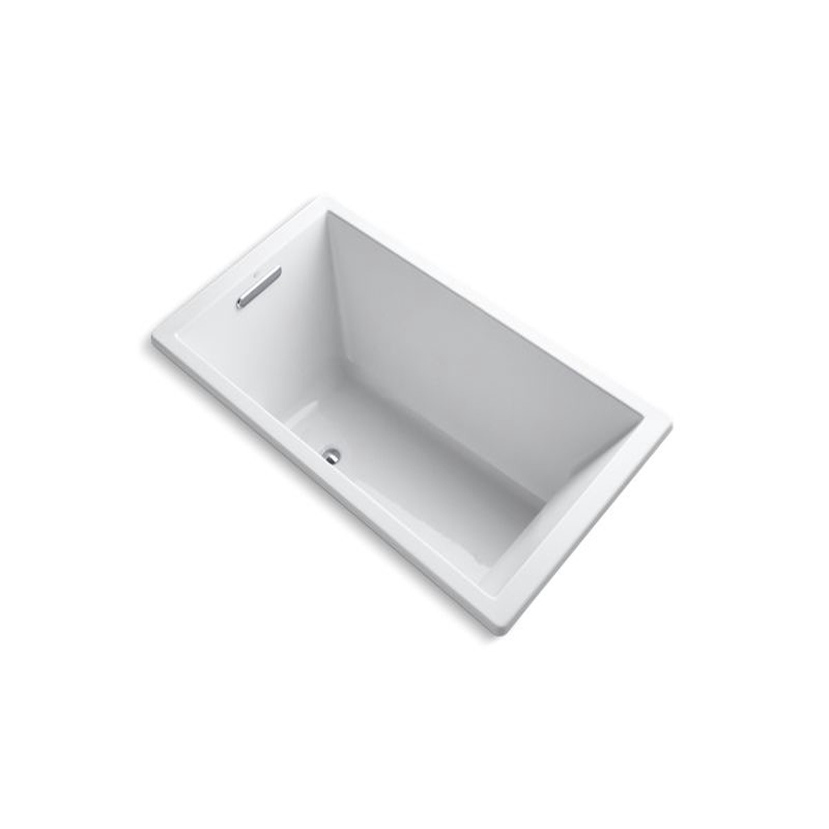 KOHLER K-1173-VB Underscore 66 x 36 drop-in VibrAcoustic bath with end drain