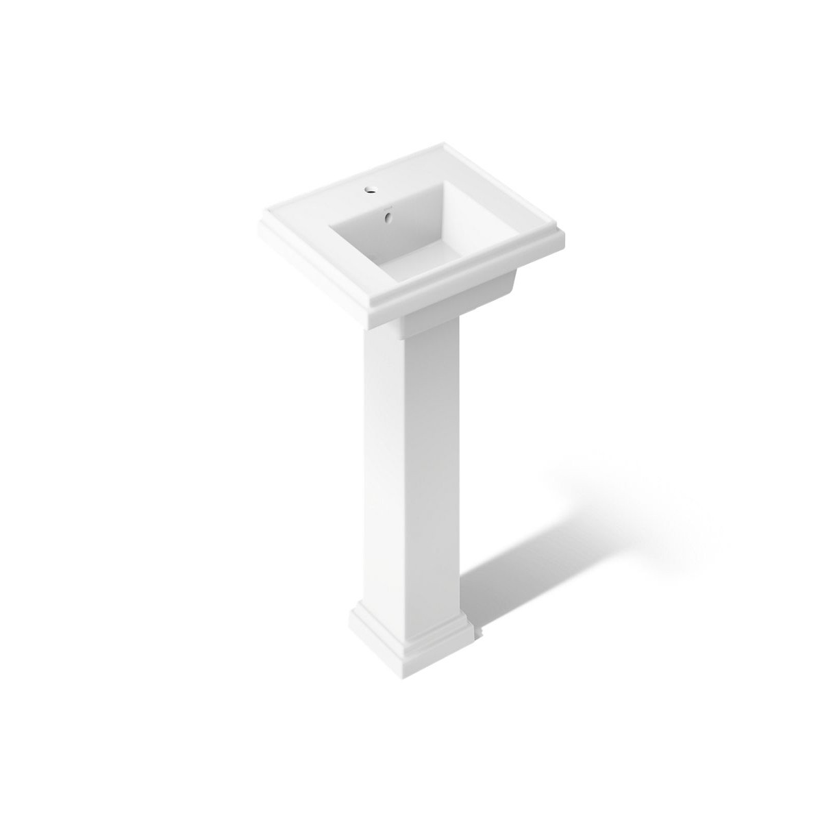 KOHLER K-2844-1 Tresham 24 Square Pedestal Bathroom Sink