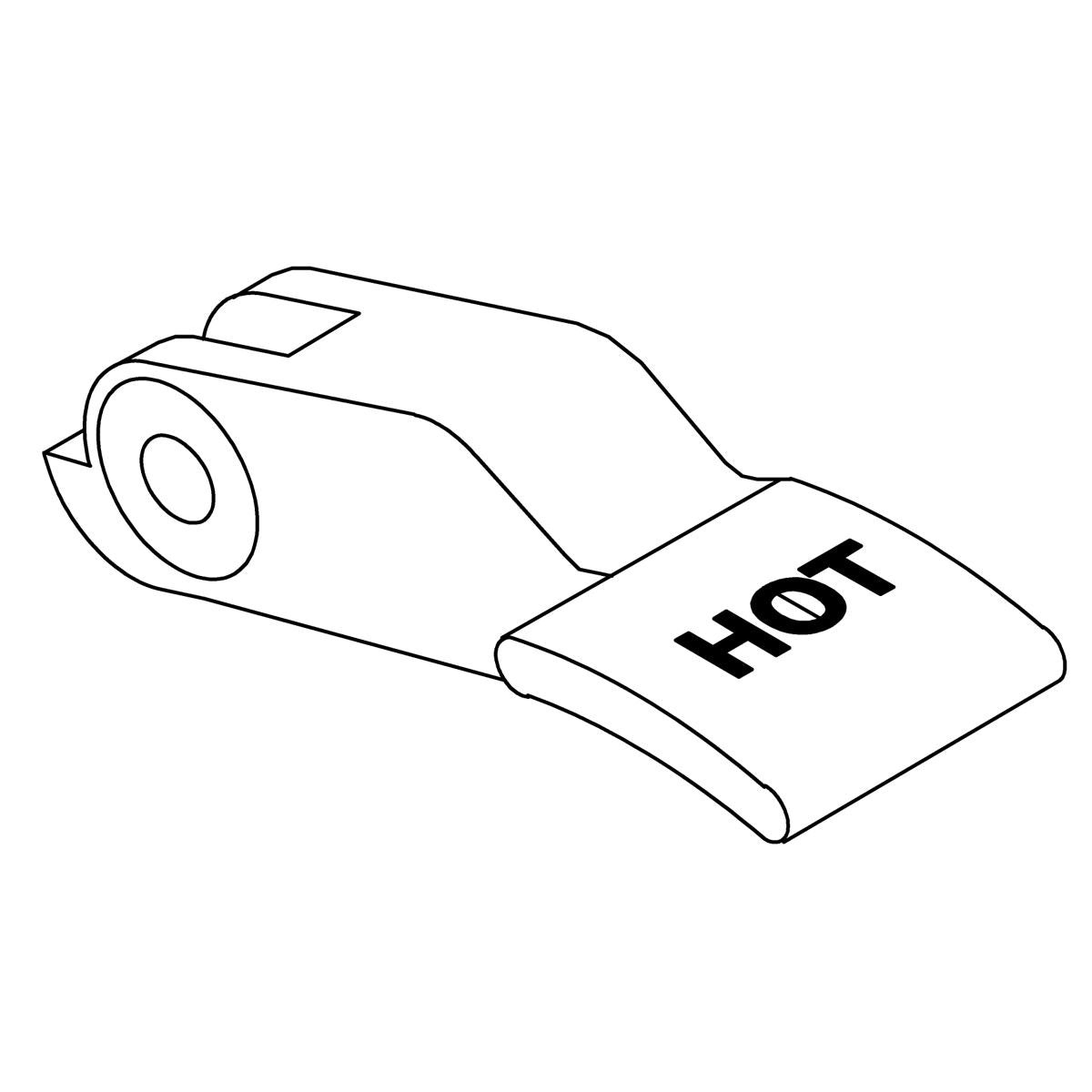 KOHLER K-36283 Pedal Detail LH