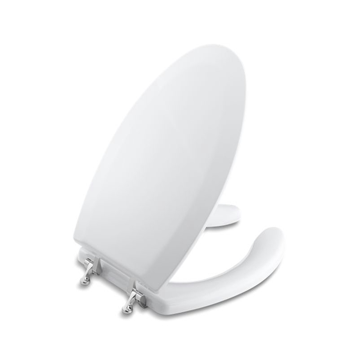 KOHLER K-4710-GS Triko elongated toilet seat with Polished Chrome hinges