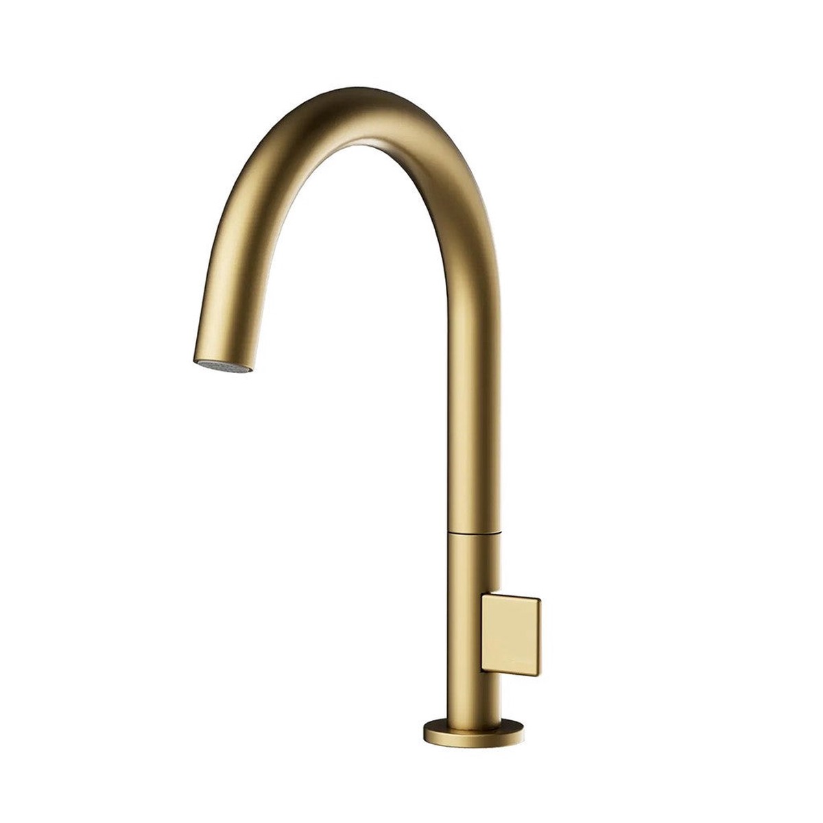 Metro Thin Kitchen Faucet - Single Hole - 13 BrassBrushed Gold