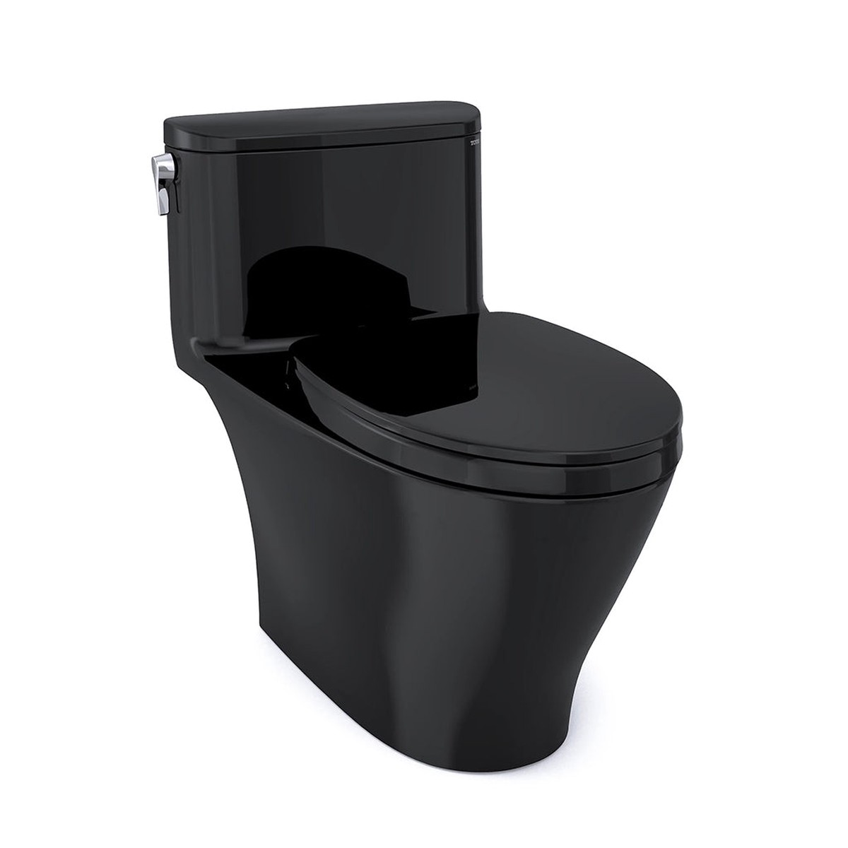 Nexus Elongated Complete One Piece Toilet - Floor Mount - 18 Vitreous ChinaEbony