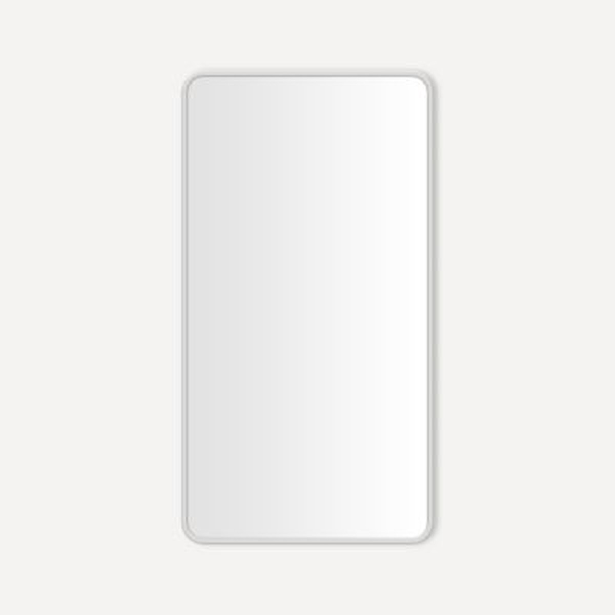 Robern CM2444RC84 Round Corner Metal Mirror 24 x 44 x 1-34 Polished Stainless Steel