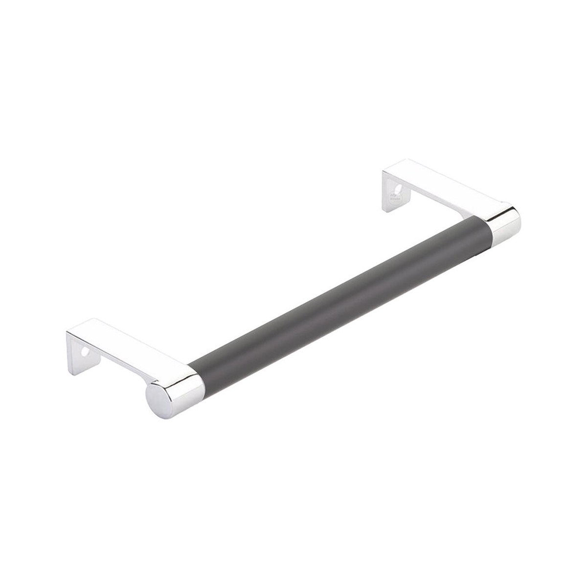 Select Stem Round Smooth Edge Cabinet Pull Handle - Cabinet Mount - 7 BrassPolished ChromeFlat Black