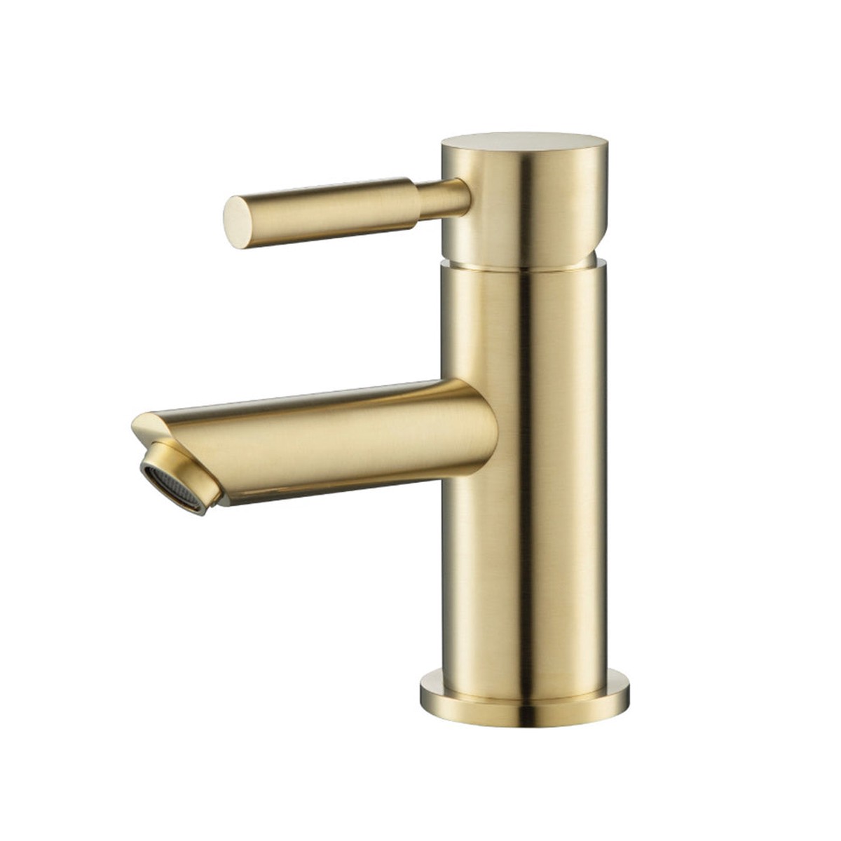 Serie 100 Bathroom Faucet - Single Hole - 6 BrassSatin Brass