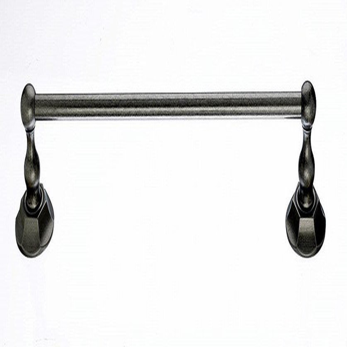 Topknobs ED6APB 18 Single Towel Bar with Hex Detail in Antique Pewter