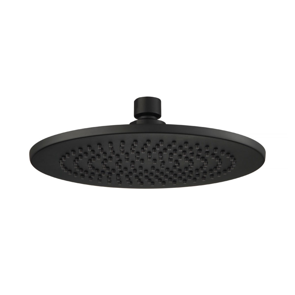 Universal Round Rainhead Shower Head - Wall Mount - 8 BrassMatt Black