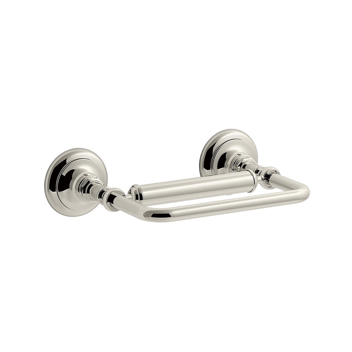 Artifacts Pivoting Toilet Paper Holder - Wall Mount - 7 BrassPolished Nickel