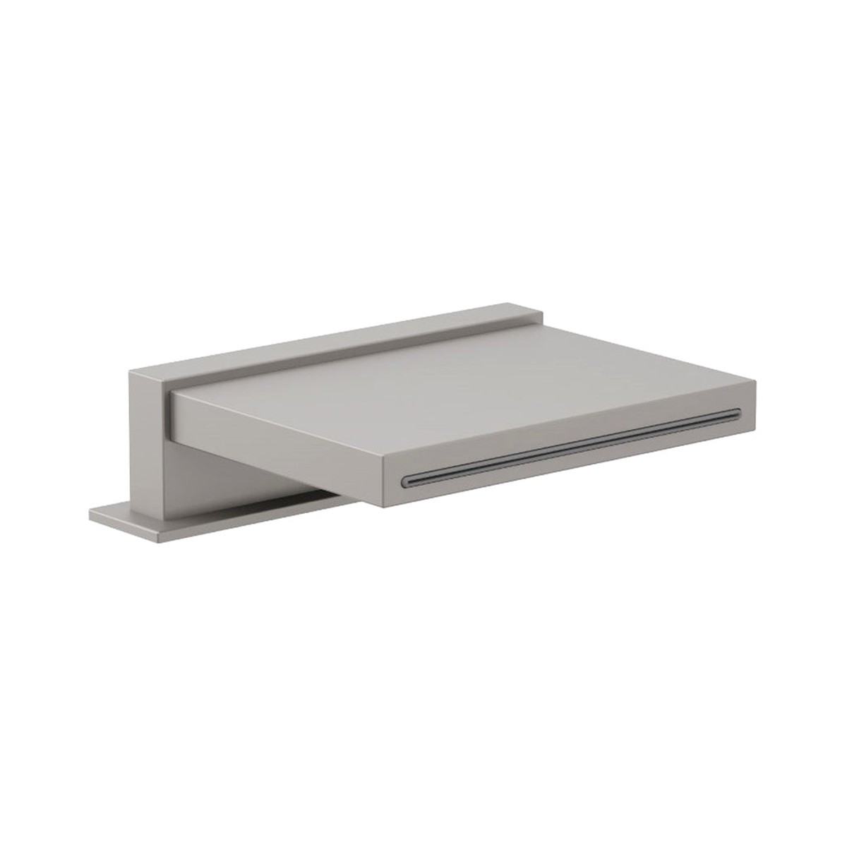 Cascade Flow Water Fall Tub Spout - Built-In - 10 BrassBrushed Nickel
