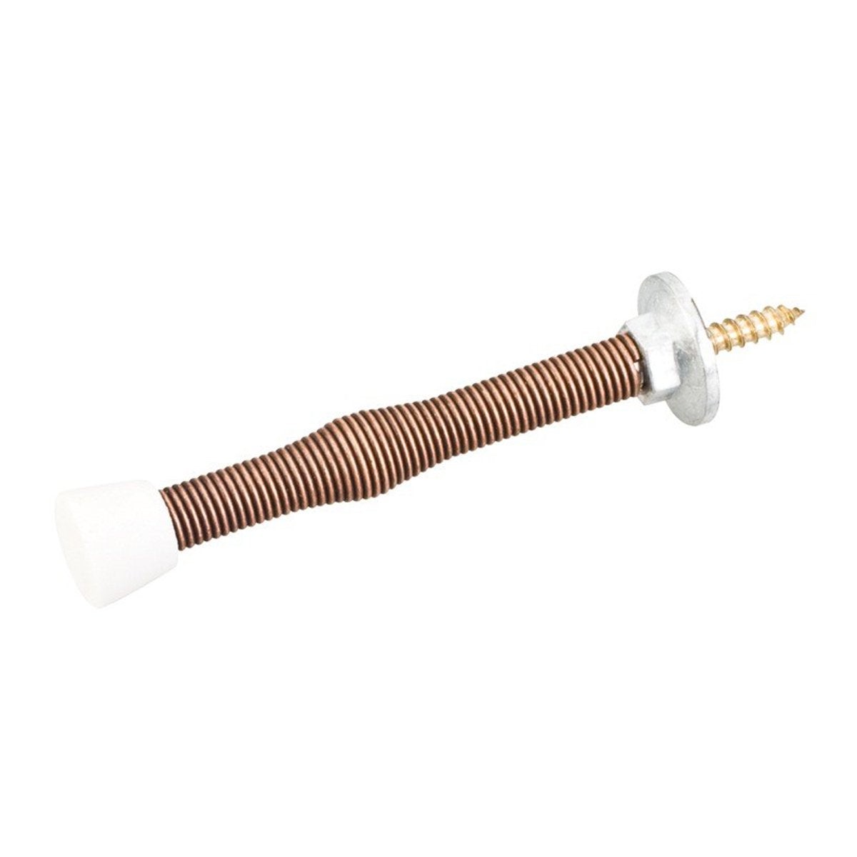 Hardware Resources 3 Spring Door Stop with Rubber Tip