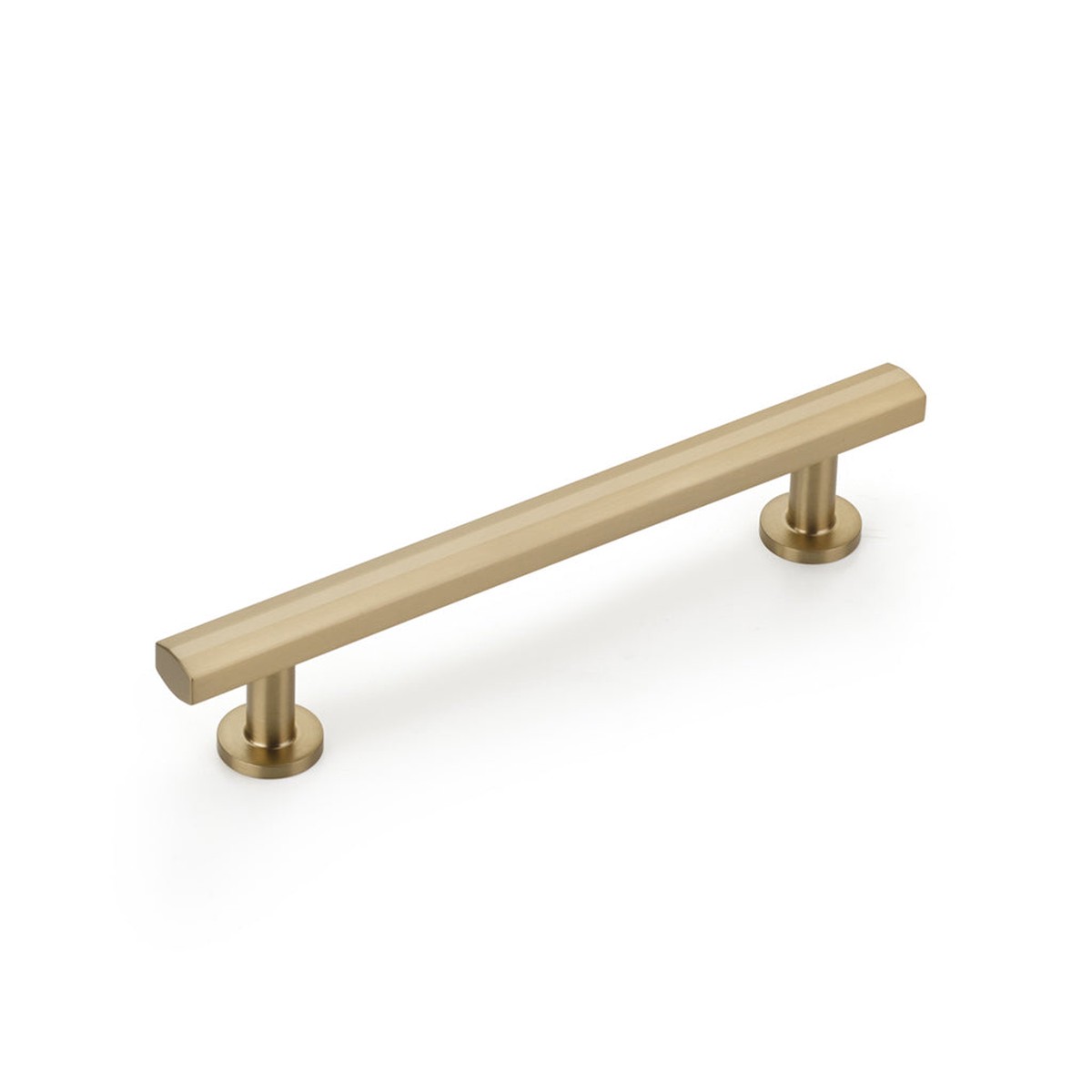 Heathrow Cabinet Pull Handle - Cabinet Mount - 5 BrassSatin Brass