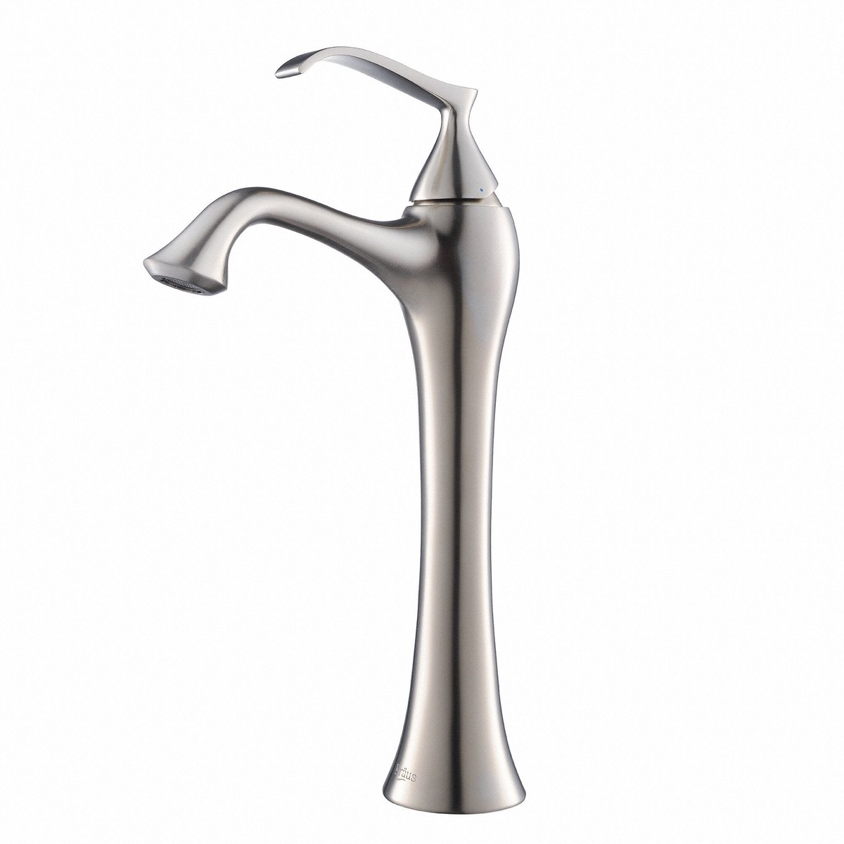 KRAUS Ventus Single Lever Vessel Bathroom Faucet in Brushed Nickel