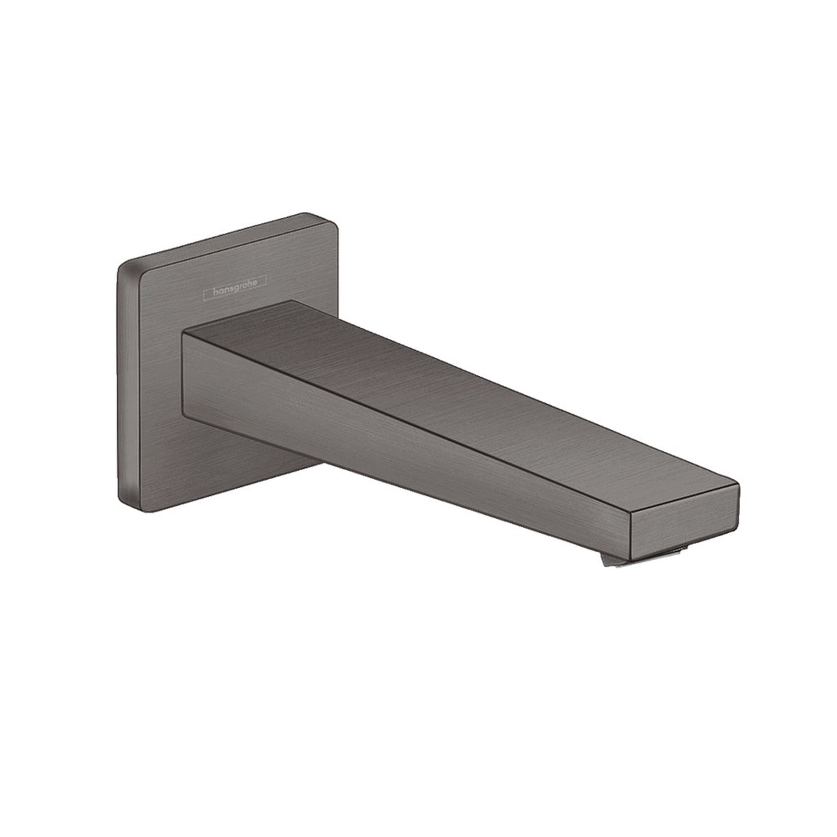 Metropol Tub Spout - Wall Mount - 8 BrassBrushed Black Chrome