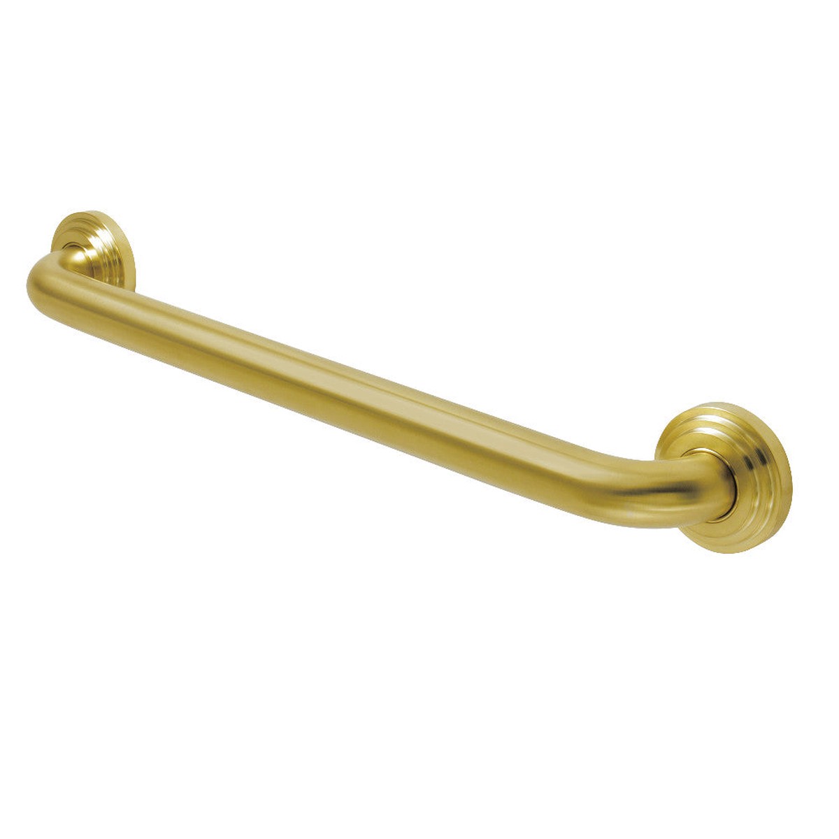 Milano 18 Brass Decorative Grab Bar in Brushed Brass