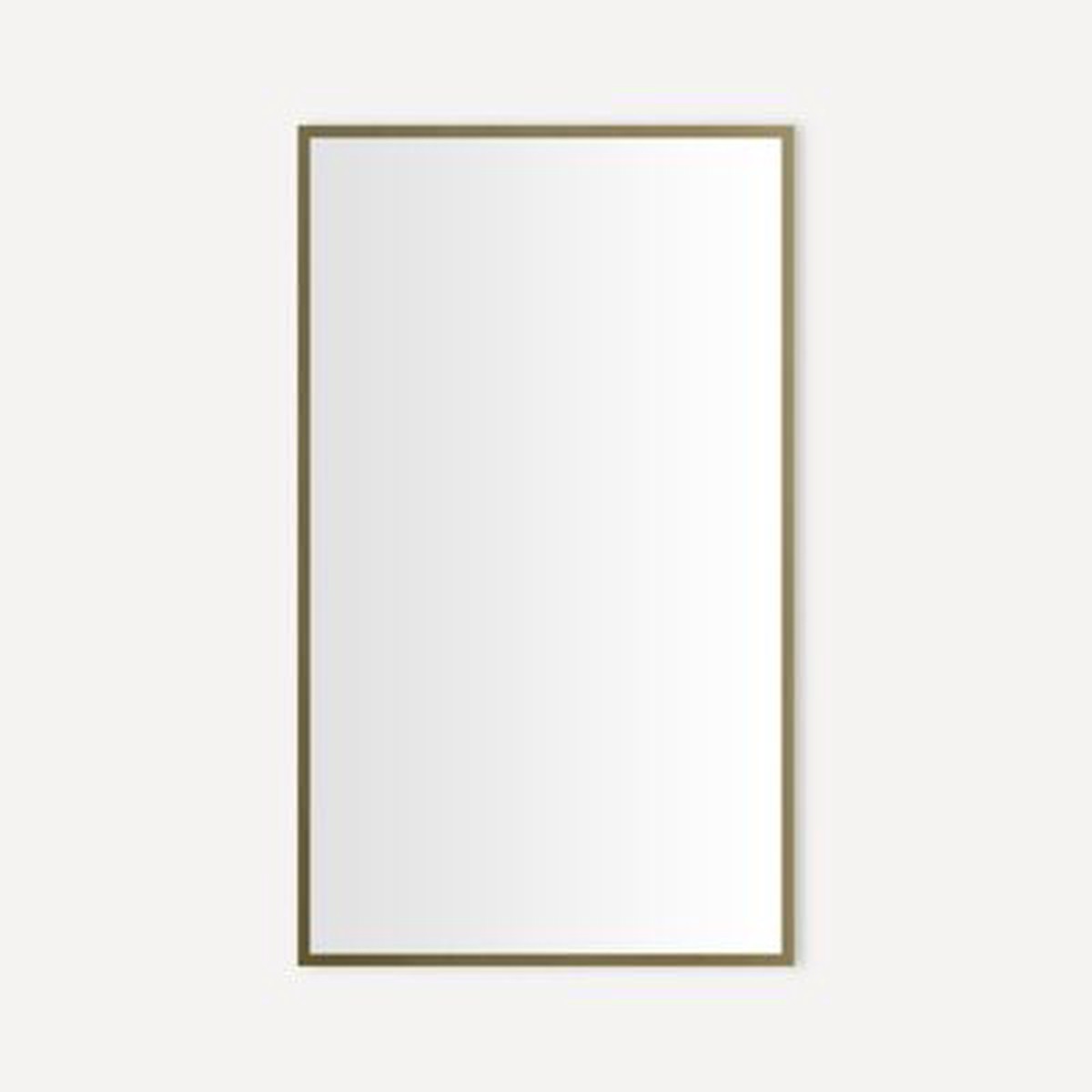 Robern CM2440TF87 Thin Framed Metal Mirror 24 x 40 x 1-34 Aged Brass