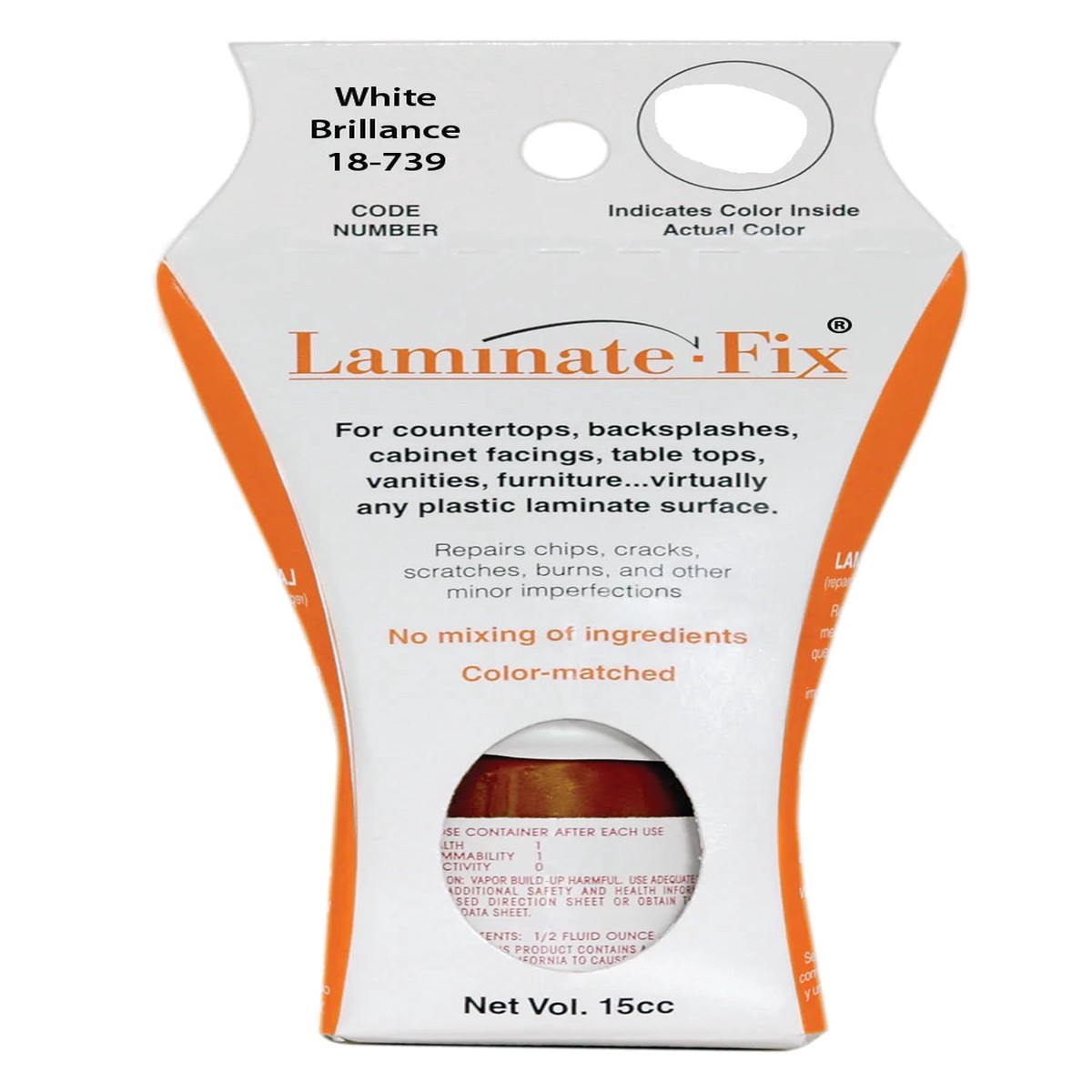 18-739 White Brilliance Laminate-Fix