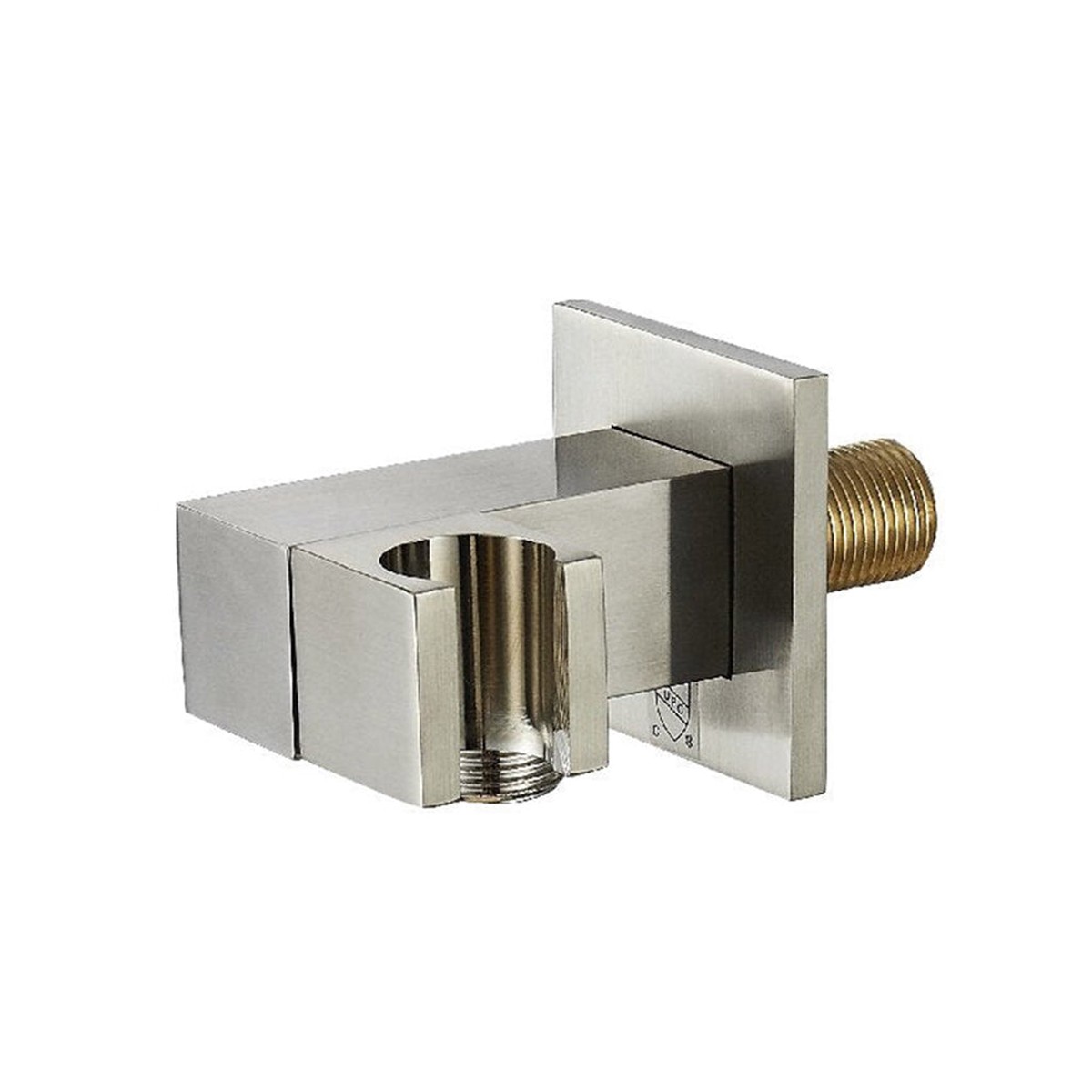 Devon Hand Shower Holder Connector - Wall Mount - 3 BrassBrushed Nickel